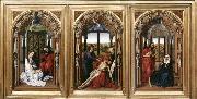 WEYDEN, Rogier van der Mary Altarpiece Spain oil painting artist